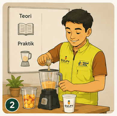Rider tahap Pelatihan Teori dan Praktik