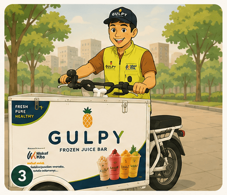 Rider Rombong menjalankan GULPY